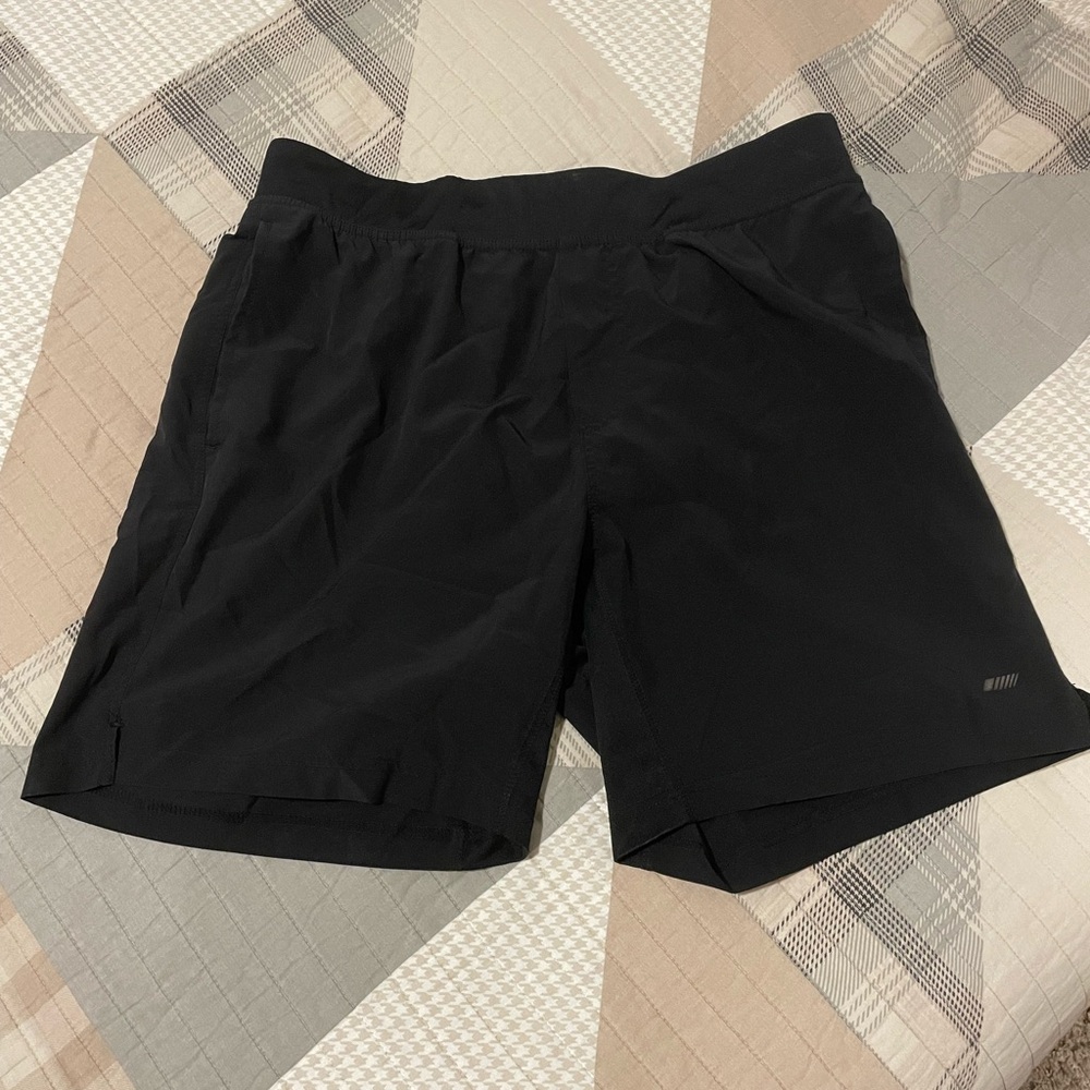 Amazon Essentials Men's Black Athletic Shorts